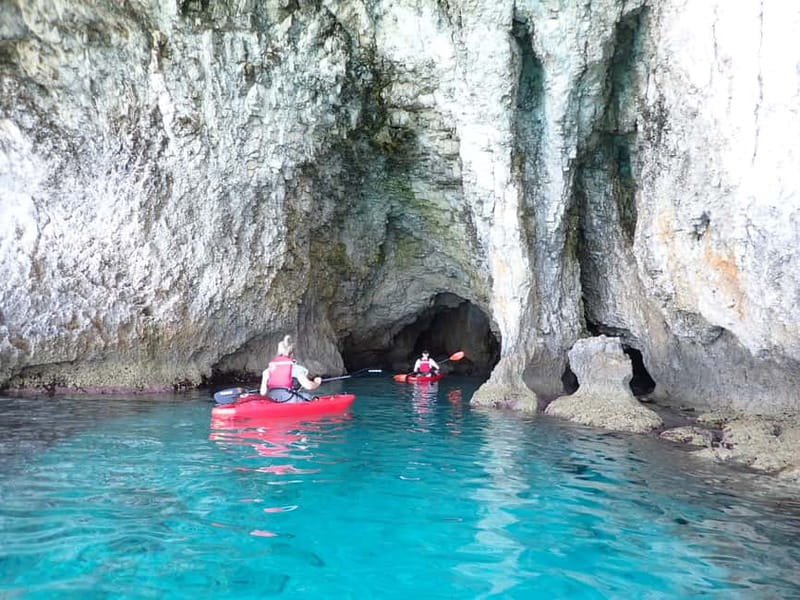 4-hour Ayia Napa SeaCaves Guided Kayaking from Limnara beach - Why a private group changes the outing