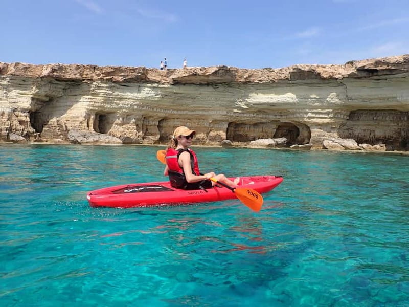 5-hour Cape Greco Caves kayaking + Snorkelling trip - The winter monk seal consideration