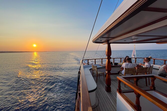 Aerosa Sunset Afternoon Guided Cruise with Dinner in Cyprus - Music, dancing, and the fireworks question