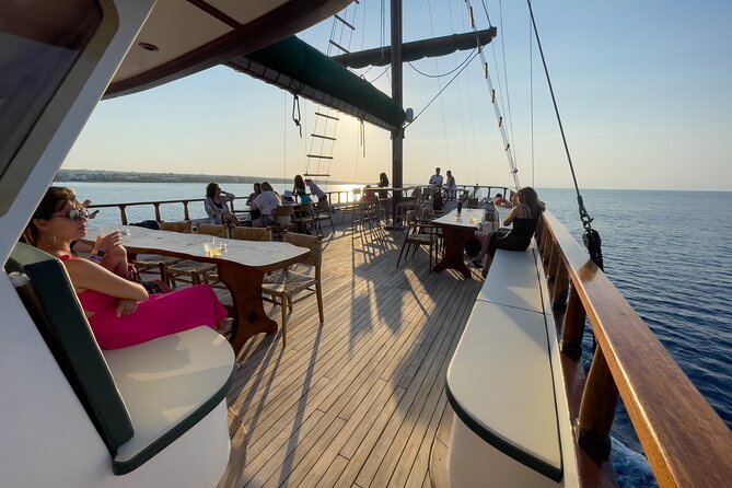 Aerosa Sunset Afternoon Guided Cruise with Dinner in Cyprus - Boarding by tender and other practical details