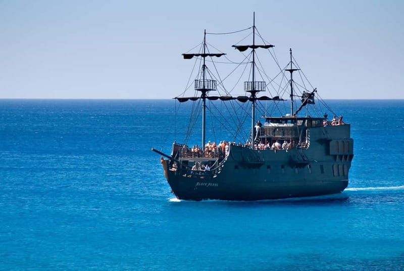 Ayia Napa: Black Pearl Pirate Boat Cruise with Cannon Show - A pirate ship with a family-friendly purpose