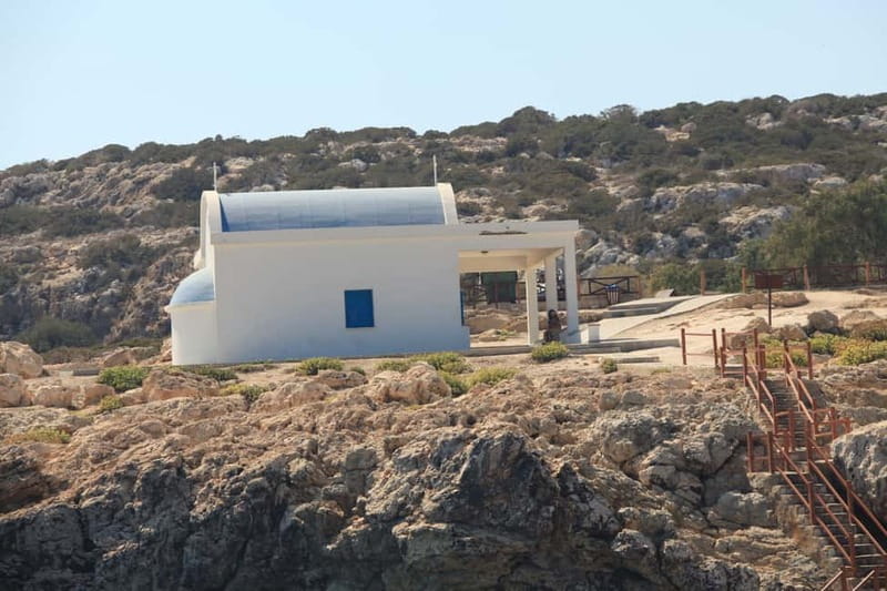Ayia Napa: Lazy Day Cruise, Turtle Cove, Blue Lagoon & Lunch - Scenic beaches and a view of Famagusta