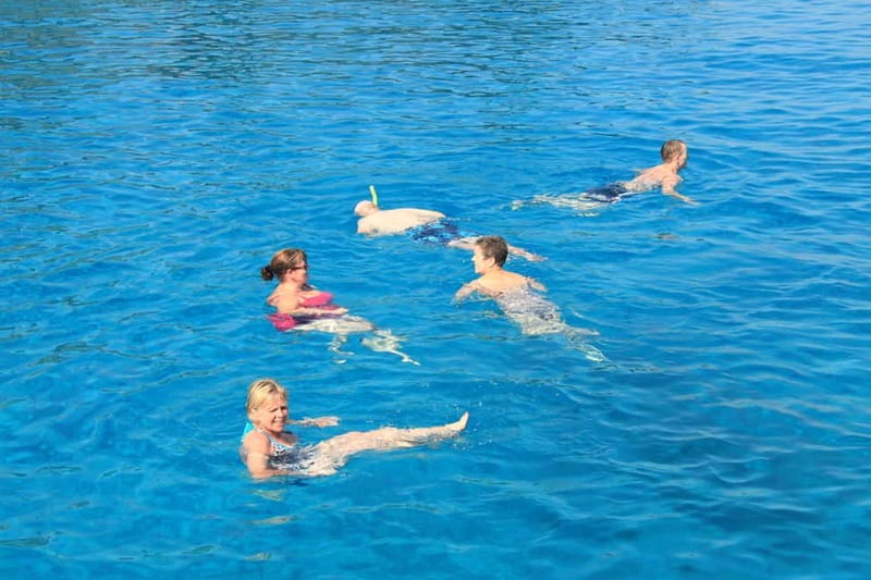 Ayia Napa: Lazy Day Cruise, Turtle Cove, Blue Lagoon & Lunch - Lunch onboard after the morning swim