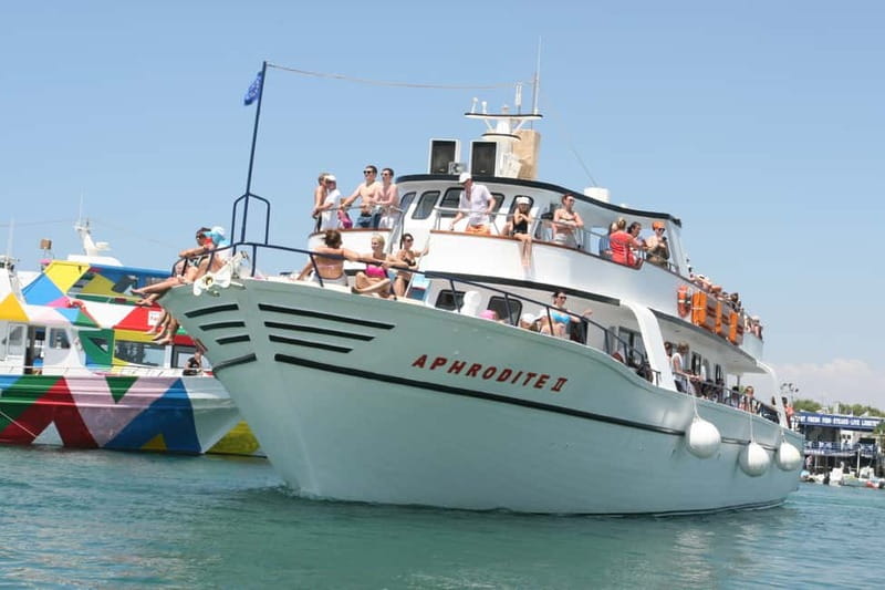 Ayia Napa: Lazy Day Cruise, Turtle Cove, Blue Lagoon & Lunch - Aphrodite II gives you room to choose your mood