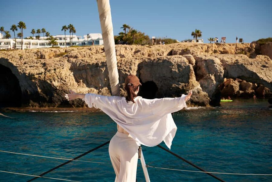 Ayia Napa: Luxury Catamaran Cruise with Lunch & Drinks - What the smaller group changes