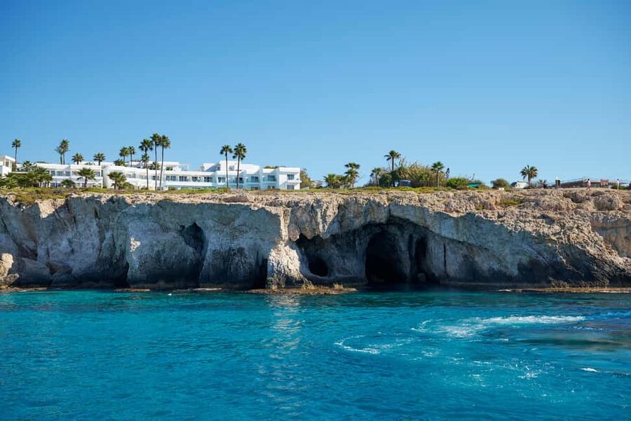 Ayia Napa: Luxury Catamaran Cruise with Lunch & Drinks - Starting at Ayia Napa Marina with coffee and pastries