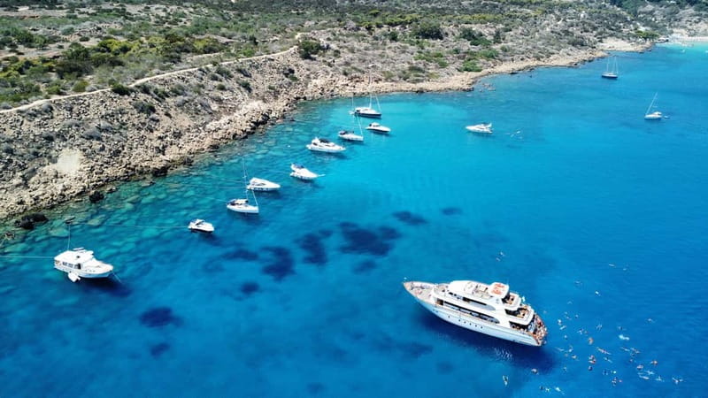 Ayia Napa's Biggest Boat | Cruise with Lunch and Swimming - The 45-minute Blue Lagoon swimming stop