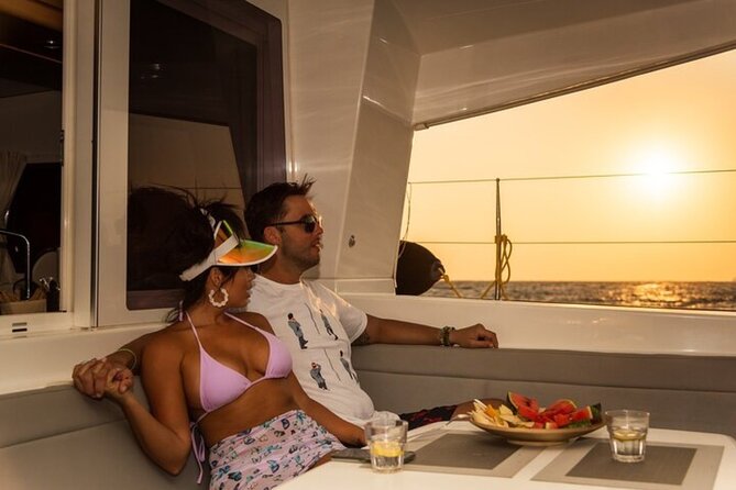 Ayia Napa: Sunset Catamaran Cruise with Lunch & Open Bar - Swimming time comes with useful equipment