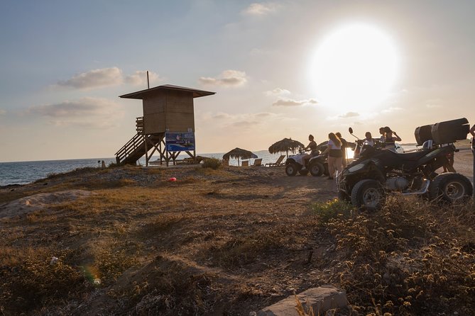 Beach & Off road Buggy Safari in Paphos - A 10-minute break at Mandria Beach