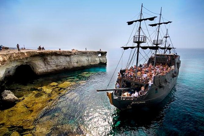 Black Pearl Pirate Cruise from Ayia Napa - Seeing Cape Greco and the sea caves from offshore