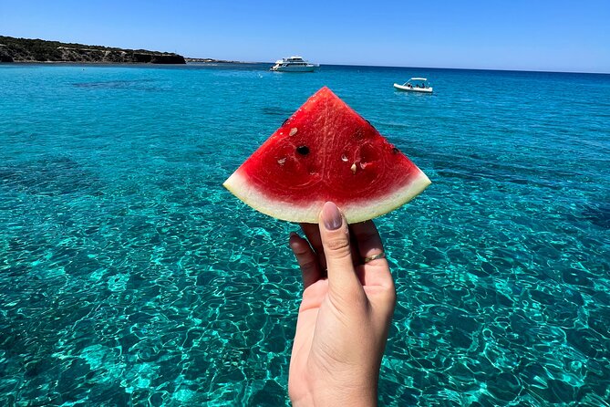Blue Lagoon Akamas Bus and Boat Tour with Water Slide from Paphos - Edro III shipwreck and the banana plantations