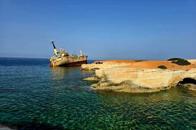 Blue Lagoon Akamas Bus and Boat Tour with Water Slide from Paphos - Latchi Harbour and the change from bus to boat