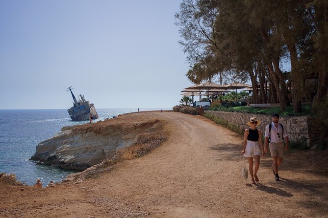 Blue Lagoon (Akamas) Bus & Boat Tour with Water Slide From Paphos - Passing the Baths of Aphrodite