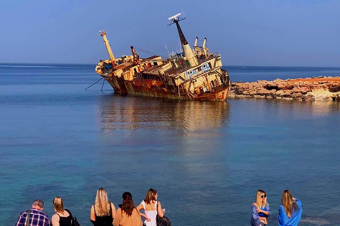 Blue Lagoon and Aphrodite's Baths Guided Day Tour from Paphos - Edro III shipwreck and sea caves