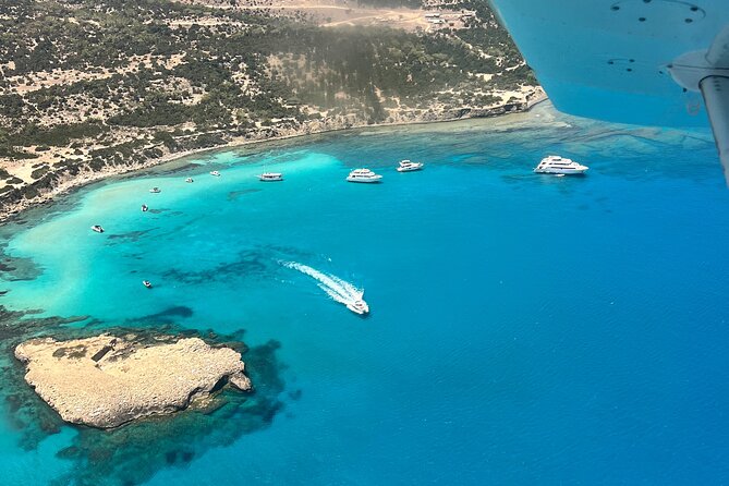 Blue Lagoon Latchi Pafos, boat trip with water slide F/D - Paphos pickup and the road to Latchi