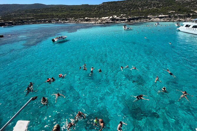 Blue Lagoon trip with slide & music departing from Latchi harbour - Slide, music, and the social mood onboard