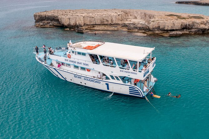 Blue Lagoon trip with slide & music departing from Latchi harbour - How weather can change the experience
