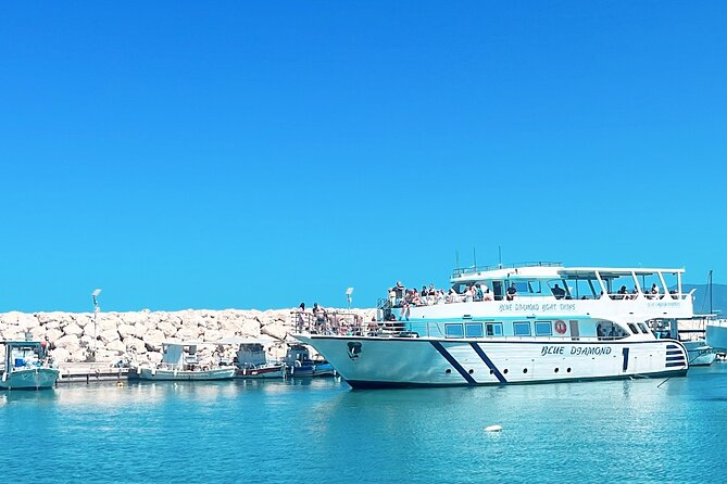 Blue Lagoon trip with slide & music departing from Latchi harbour - The one-hour Blue Lagoon stop