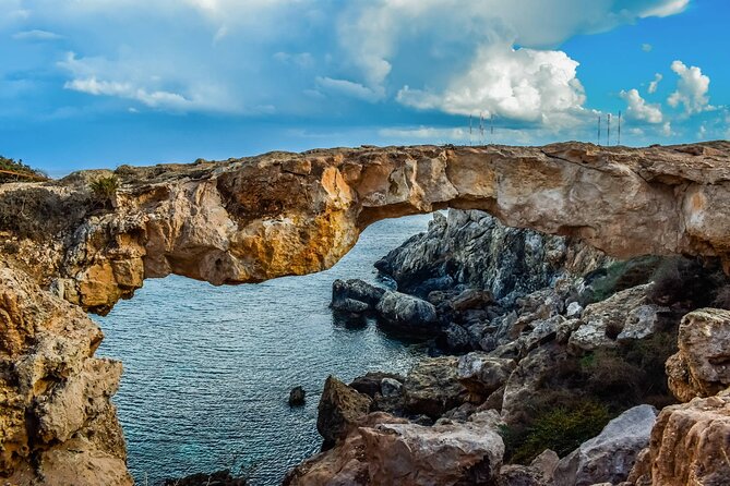 Cave Dwellers Half Day Jeep Safari from Protaras, Ayia Napa - Love Bridge and the first coastal views