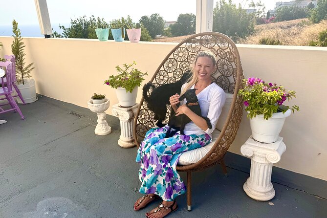 Coffee Cake and Cuddles with Rescue Puppies in a Sea View Villa - Who will enjoy this most