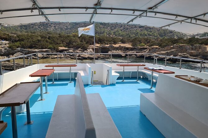 Demetris Chara Boat/Blue Lagoon boat trips with BBQ and SLIDE - From Paphos to Latchi Harbour