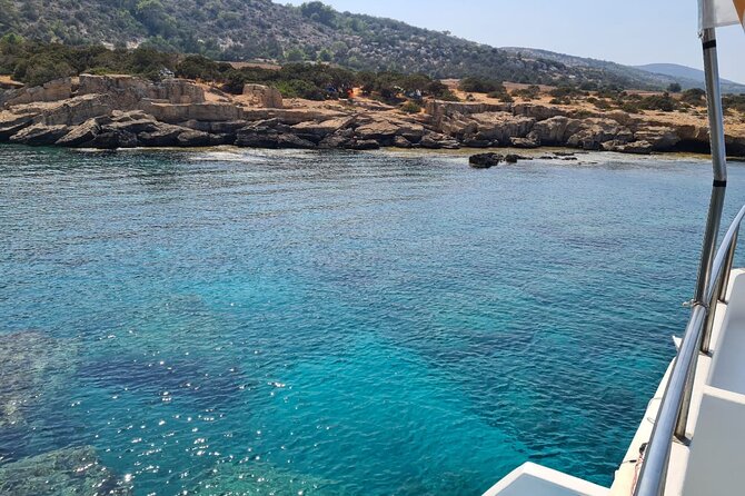 Demetris Chara Boat/Blue Lagoon boat trips with BBQ and SLIDE - The onboard BBQ and Cypriot flavors
