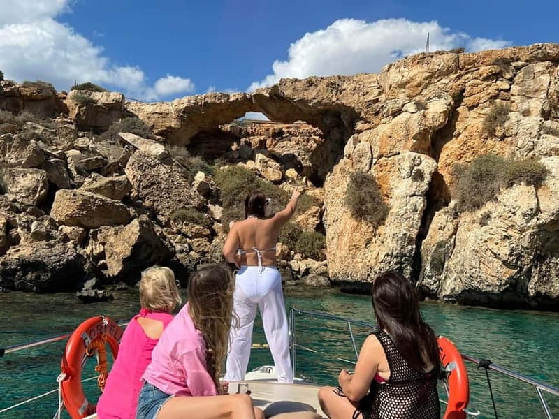 Explore the coastline blue lagoon and sea caves on Protaras. - From Protaras or Ayia Napa to the water