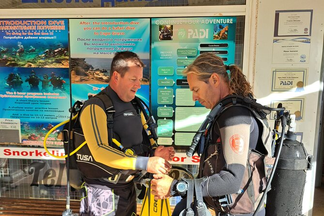 First Time Scuba Dive Adventure, Makronissos, Ayia Napa - The Beach-to-Sea Route Reaches 10 Meters