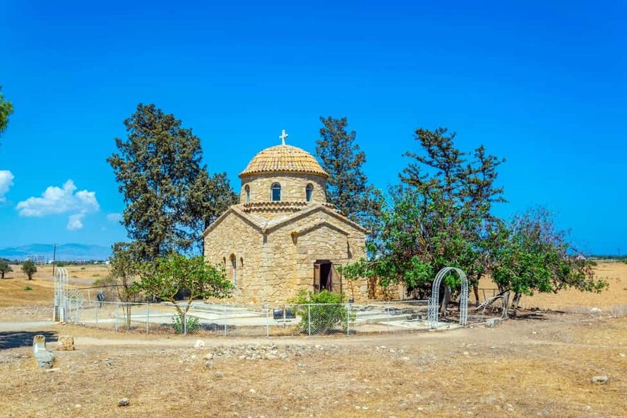 From Ayia Napa & Protaras: Famagusta and Salamis Guided Tour - St Barnabas Monastery and its Byzantine icons