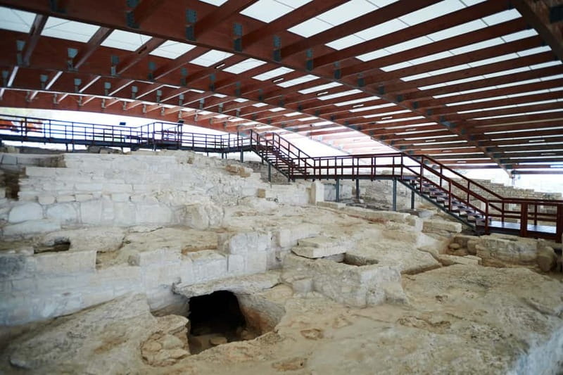 From Ayia Napa & Protaras: Kourion Tour and Paphos Town - The Tombs of the Kings show a quieter side of Paphos