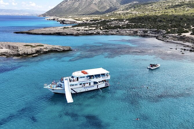 From Latchi: 3 hrs Blue Lagoon Akamas Cruise & large slide - Key points at a glance
