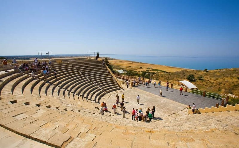 From Limassol: Ancient Kourion Tour with Paphos Town - Kourion: a theatre with the sea as its backdrop