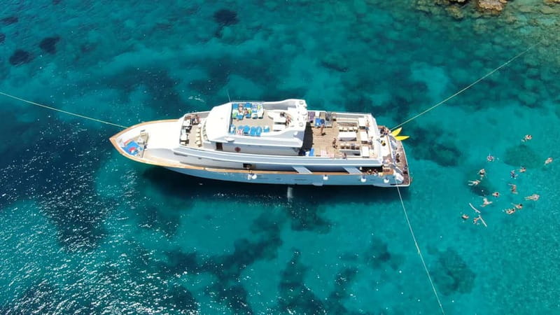 From Pafos: Ocean Flyer VIP Cruise - Adults Only - Boarding the Ocean Flyer from Pafos