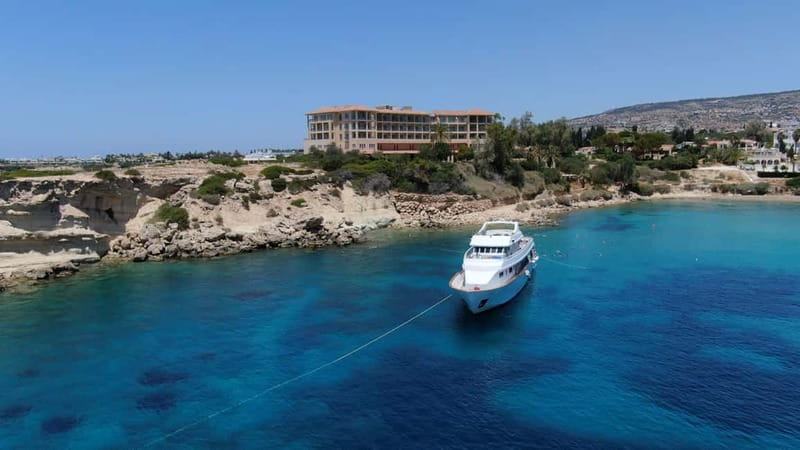 From Pafos: Ocean Flyer VIP Cruise - Adults Only - The mountain waterfall and changing route