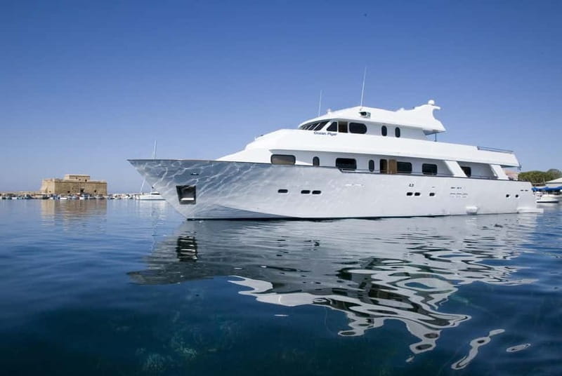 From Pafos: Ocean Flyer VIP Cruise - Adults Only - What the five-hour schedule feels like
