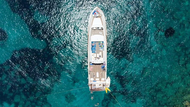 From Pafos: Ocean Flyer VIP Cruise - Adults Only - Western Cyprus coastline and sea caves
