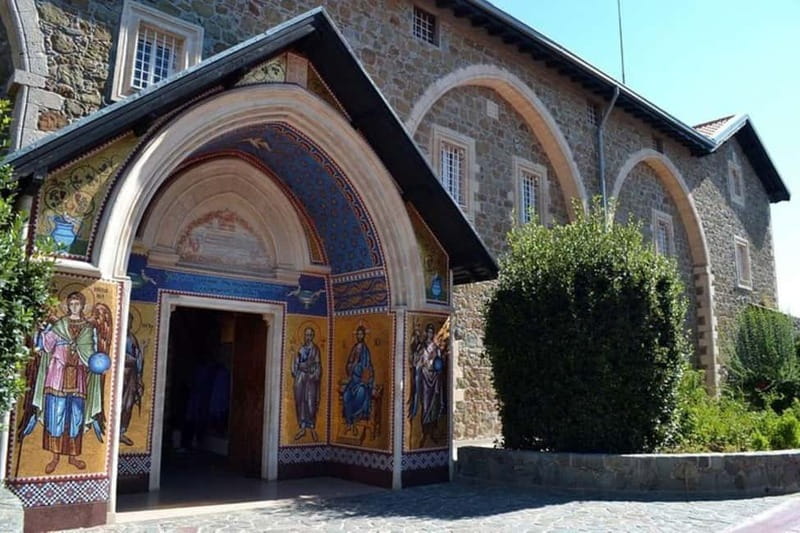 From Paphos: Chrysoroyiatissa, Kykkos and Omodos Day Trip - Kykkos Monastery, the day’s main event
