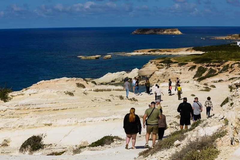 From Paphos: Coral Bay and Adonis Baths Guided Tour - Lunch between the mountains and the sea