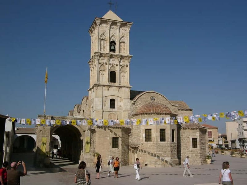 FROM PAPHOS: Island Roundtrip (Lefkara, Nicosia, Larnaca) - Hala Sultan Tekke and Larnaca Salt Lake
