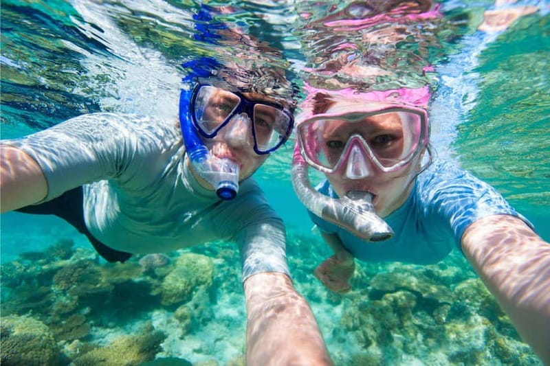 FROM PAPHOS: Snorkeling at the Marine Park (shore) - The Roman wall beneath the surface