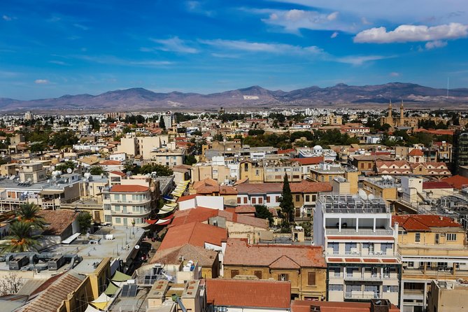 From Paphos to Divided Nicosia (North Cyprus walk in) and Larnaca - St. Lazarus Church and a short Christian pilgrimage stop