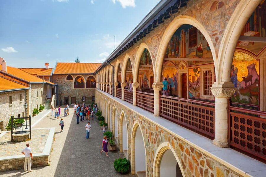 From Paphos: Village Charms & Troodos Kykkos - Kykkos Monastery and the veiled Golden Girl icon