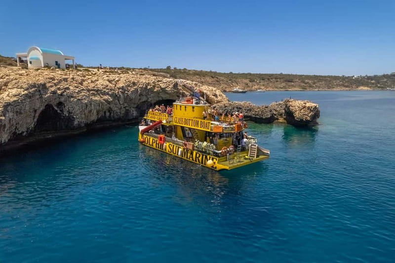 From Protaras: Cruise to Blue Lagoon, Turtle Cove & Sea Cave - Setting out from Protaras Pier