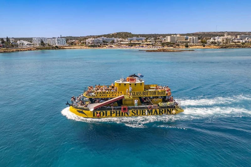 From Protaras: Cruise to Blue Lagoon, Turtle Cove & Sea Cave - The crew, music, and the return ride