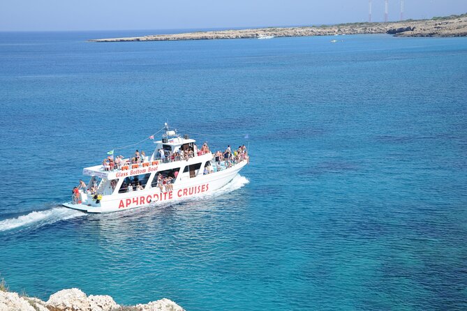 From Protaras: Turtle Cove & Blue Lagoon Cruise - Pernera Fishing Shelter and the resort coast