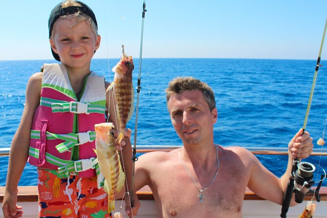 Fun Fishing & Relaxing Cruise at Larnaca Bay - Fishing near Larnaca after boarding