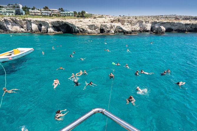 Half-Day Odyssey Guided Boat Safari with Lunch in Cyprus - Love Bridge and the Pirate Caves at Cape Greco
