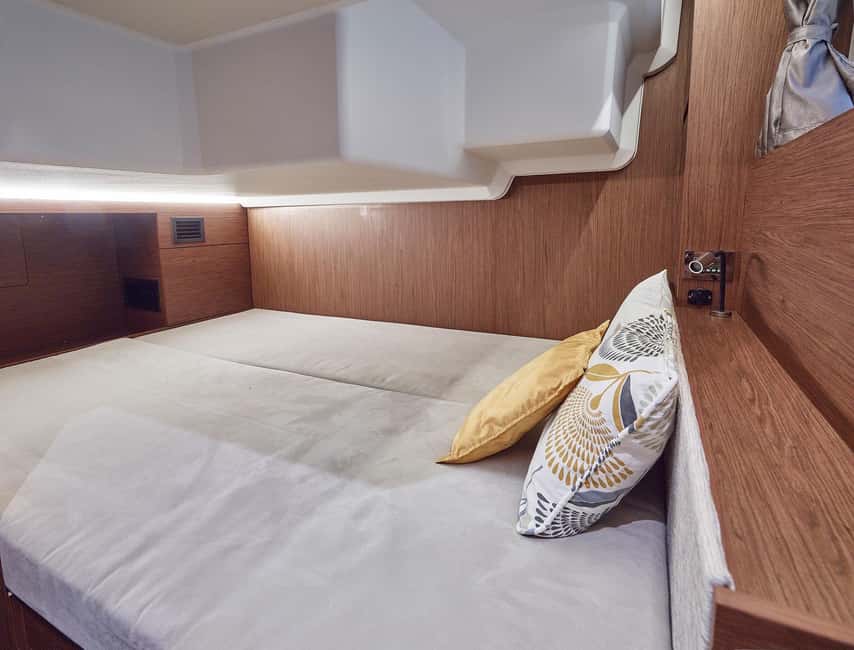 Jeanneau NC33 - Luxury Yacht Charter to Blue Lagoon - The skipper and onboard service