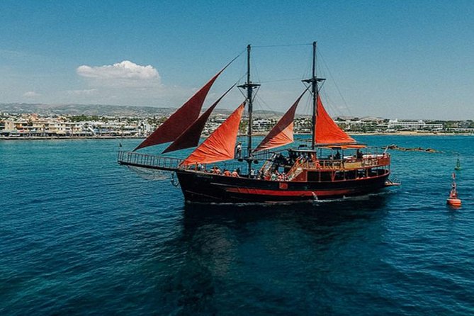 Jolly Roger Pirate Cruise from Paphos - Walking the plank and swimming in the Mediterranean