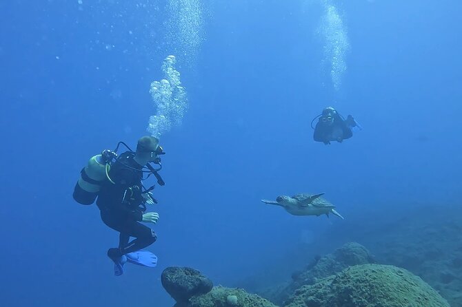 Jubilee Shoals guided boat dives - Setting out from Pissouri Bay